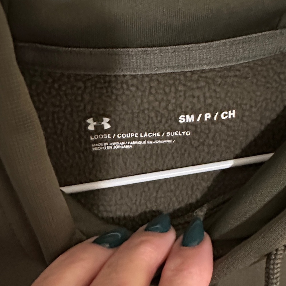 Under Armour Dark Green Freedom Hoodie - Picture 3 of 3